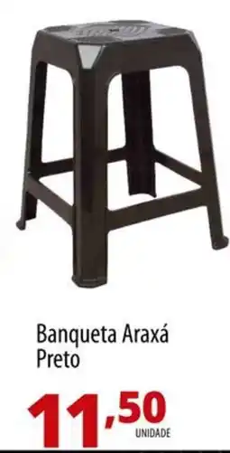 Akki Atacadista Banqueta Araxá Preto oferta
