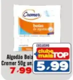 Rede Top Algodão Bola Cremer oferta