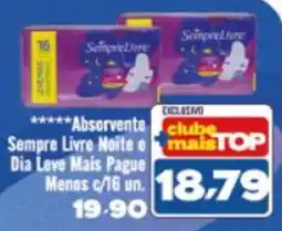 Rede Top Absorvente Sempre Livre Noite e Dia Leve oferta