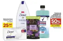 Carrefour Sabonetes lux, dove e rexona oferta