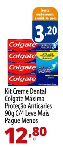 Akki Atacadista Kit Creme Dental Colgate Máxima Proteção Anticáries oferta