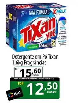 Akki Atacadista Detergente em Pó Tixan 1,6kg Fragrâncias oferta