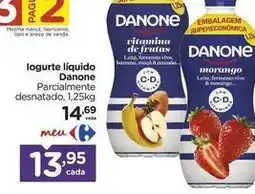 Carrefour Danone - iogurte líquido oferta