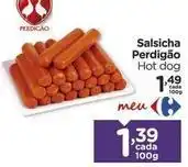 Carrefour Perdigão - salsicha oferta