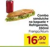 Carrefour Combo sanduíche na baguete + refrigerante oferta
