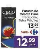 Carrefour Cirio - passata de tomate oferta