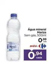 Carrefour Mariza - água mineral oferta