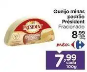 Carrefour President - queijo minas padrão oferta
