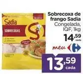 Carrefour Sadia - sobrecoxa de frango oferta