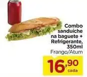 Carrefour Combo sanduíche na baguete + refrigerante, 350ml oferta