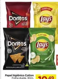 Carrefour Doritos - papel higiênico cotton oferta