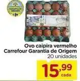Carrefour Carrefour - ovo caipira vermelho oferta