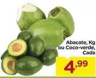 Carrefour Abacate ou coco-verde, cada oferta