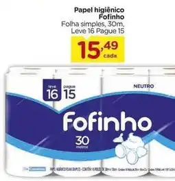 Carrefour Fofinho - papel higiênico oferta