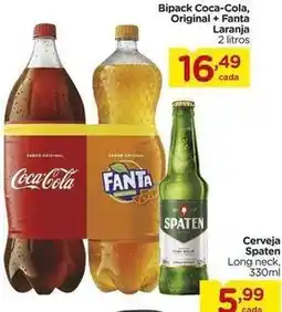 Carrefour Sabor - bipack coca-cola, original + fanta laranja oferta