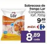 Carrefour Lar - sobrecoxa de frango oferta