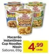 Carrefour Nissin - macarrão instantâneo cup noodles oferta