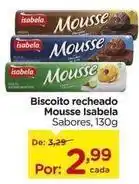 Carrefour Isabela - biscoito recheado mousse oferta