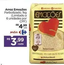 Carrefour Emoções - arroz oferta