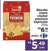 Carrefour Capricche - biscoito cream cracker premium oferta