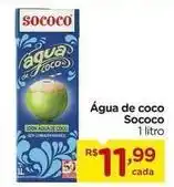 Carrefour Sococo - água de coco oferta