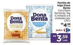 Carrefour Dona benta - farinha de trigo oferta