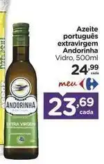 Carrefour Andorinha - azeite portugues extravirgem oferta