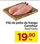 Carrefour Carrefour - filé de peito de frango oferta