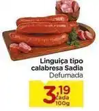 Carrefour Sadia - linguiça tipo calabresa oferta