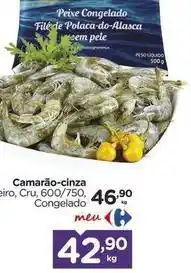 Carrefour Meu - camarão-cinza oferta