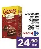 Carrefour Garoto - chocolate em pó oferta