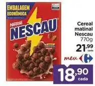 Carrefour Nestlé - cereal matinal nescau oferta