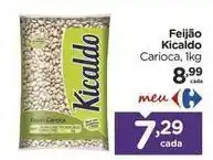 Carrefour Kicaldo - feijão oferta