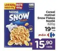 Carrefour Nestlé - cereal matinal snow flakes oferta
