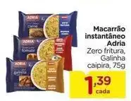 Carrefour Adria - macarrão instantâneo oferta