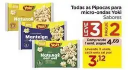 Carrefour Yoki - todas as pipocas para micro-ondas oferta