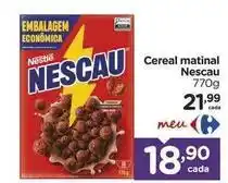 Carrefour Nescau - cereal matinal oferta