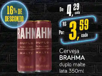 Cometa Supermercados Cerveja brahma duplo malte oferta
