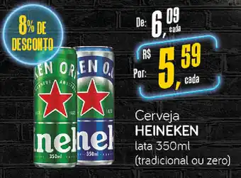 Cometa Supermercados Cerveja heineken oferta