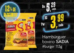 Cometa Supermercados Hambúrguer bovino sadia #burger oferta