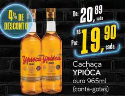 Cometa Supermercados Cachaça ypióca ouro oferta