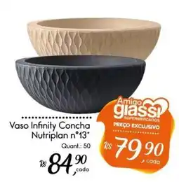 Giassi Supermercados Vaso Infinity Concha Nutriplan n°13 oferta
