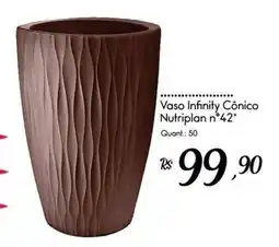 Giassi Supermercados Vaso Infinity Cônico Nutriplan n°42 oferta