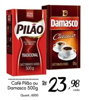 Café Pilão ou Damasco