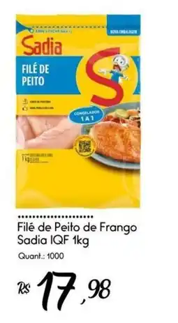 Giassi Supermercados Filé de peito de frango oferta