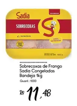 Giassi Supermercados Sobrecostas de frango sadia congeladas oferta