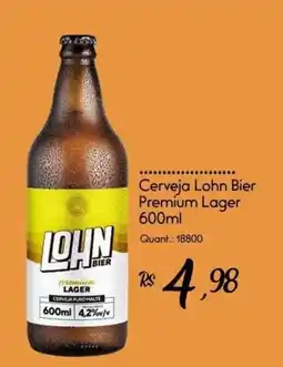 Giassi Supermercados Cerveja Lohn Bier Premium Lager oferta