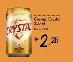 Giassi Supermercados Cerveja crystal oferta
