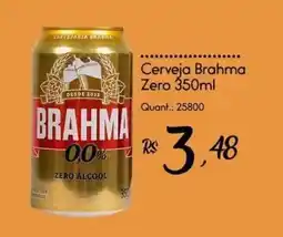 Giassi Supermercados Cerveja Brahma Zero oferta