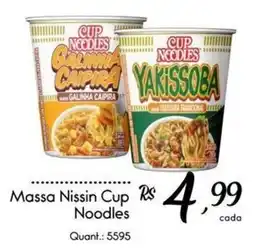 Giassi Supermercados Massa nissin cup noodles oferta
